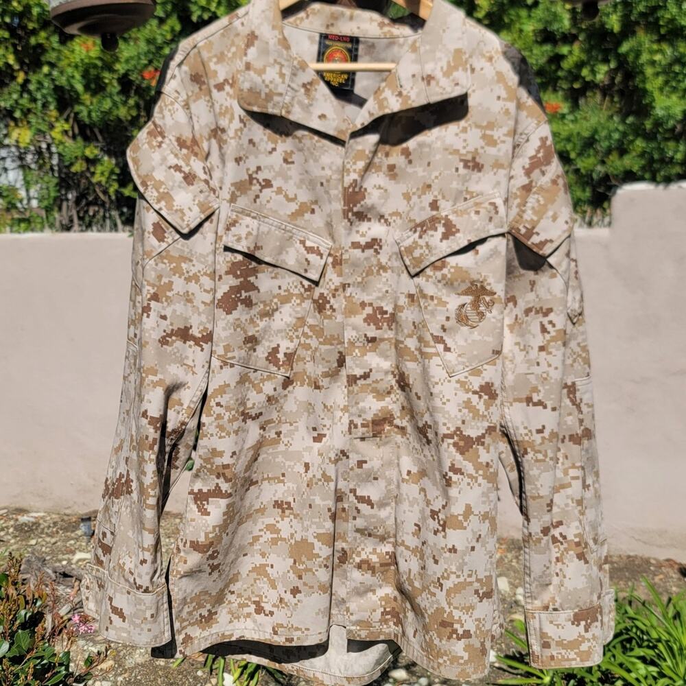 USMC Marines Desert MARPAT Digital Camo Field Uniform Jacket